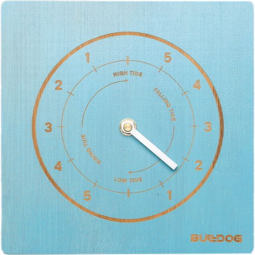 2026 Bulldog Single Dial Bamboo Tide Clock BDTC1